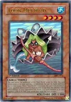 Yugioh! MP Toon Mermaid - MRL-072 - Ultra Rare - Unlimited Edition Moderately Pl - Image 1