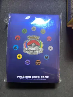 *NO PIKACHU ex PROMO* 2023 Pokemon WORLD CHAMPIONSHIP YOKOHAMA Deck Box, Sleeve - Image 2