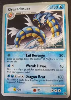 Pokemon 2010 World Championship Decks Gyarados - 19/100 - DP Stormfront - LP - Image 1