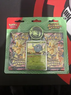 Pokemon Mega Evolution Ascend Heroes 2 Pack Blister - Erikas Tangela - Sealed - Image 1