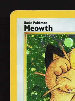Meowth 10 Wizards Black Star Promos HP Pokemon Card TCG - Image 2