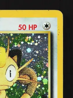 Meowth 10 Wizards Black Star Promos HP Pokemon Card TCG - Image 3