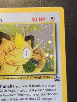Pokemon TCG Meowth Black Star Promos Holo Card Wizards Black Star Promos 10 - Image 3