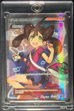 Pokemon TCG Shauna 111a/124 Alternate Full Art Trainer Supporter Card - Image 1