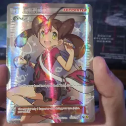 Pokemon Shauna Trainer Supporter Promo Full Art Holo Card 111A/124 Alternate Art - Image 3
