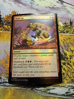Bulk Up - Foil FDN NM MTG - Image 1