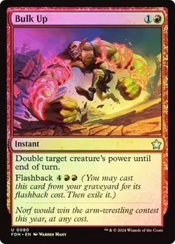 MTG - Bulk Up - Founations - NM Uncommon Foil - #0080 - Image 1
