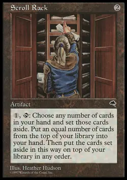 MTG Magic the Gathering Scroll Rack (308/350) Tempest LP - Image 1