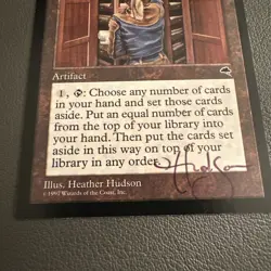 SIGNED SCROLL RACK TEMPEST HEATHER HUDSON LP MTG - Image 3