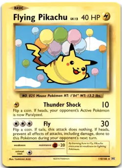 Flying Pikachu Secret Rare XY - Evolutions 110/108 NM - Image 1