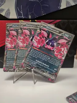 Pokemon TCG Pecharunt EX 039/064 Shrouded Fable Cosmos Holo Double Rare NM X3 - Image 1