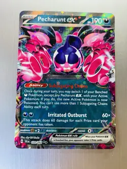 Pecharunt EX 039/064 Pokemon TCG: S&V Shrouded Fable - Double Rare Holo - Image 1