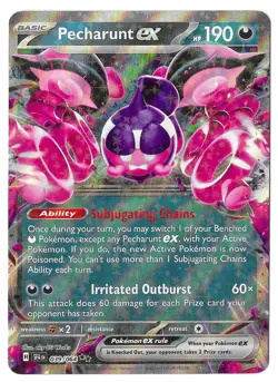 2024 Pokemon TCG Pecharunt ex 039/064 Shrouded Fable Double Rare Holo - Image 1