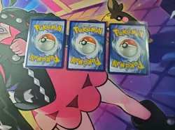 Pokemon TCG Pecharunt EX 039/064 Shrouded Fable Cosmos Holo Double Rare NM X3 - Image 2