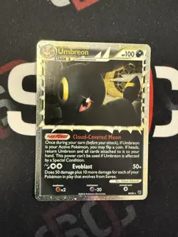 2010 Pokemon Undaunted Umbreon Prime 86/90 Holo Rare LP - Image 1