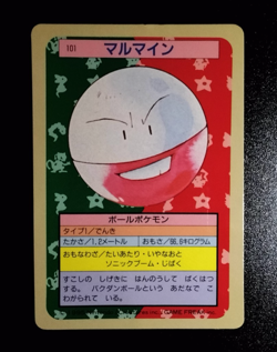 Pokemon Cards Bandai Topsun Voltorb Electrode Blue Back 1995 EX Japanese A31 - Image 4