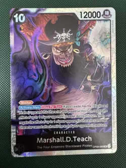 Marshall.D.Teach (093) OP09-093 Emperors in the New World One Piece TCG SR Card - Image 1