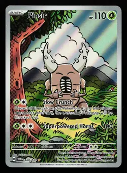 Pinsir 168/167 Illustration Rare Twilight Masquerade Pokemon Card - Image 1