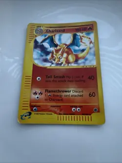 Pokemon Charizard Card 39/165 Expedition Rare Holo Card 2002 Excellent Condition - Image 1