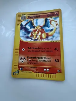 Pokemon Charizard Card 39/165 Expedition Rare Holo Card 2002 Excellent Condition - Image 2