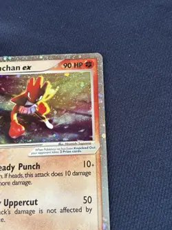 Hitmonchan ex 98/109 Ruby and Sapphire Holo played pokemon card - Image 3