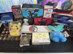 1600+ Pokemon Bulk Joblot Bundle - Plushies - Playmat- Dice Pokemon Card TCG - Image 1