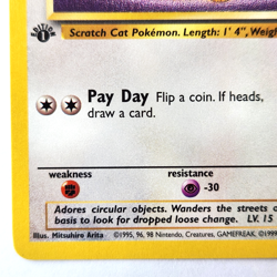Meowth 56/64 Pokemon TCG 1st Edition Jungle NM Vintage 1999 Card - Image 5