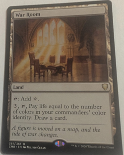 War Room Commander Legends Regular Commander Land WOTC Magic The Gathering - Image 1