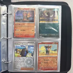Pokemon Binder Collection Of 100+ Vintage And Modern Cards( Binder Included) - Image 5