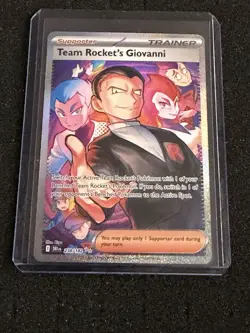 Pokemon- Team Rocket's Giovanni 238/182 - Destined Rivals - Holo - Pack Fresh - Image 1