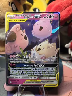 Togepi & Cleffa & Igglybuff Pokemon Cosmic Eclipse Ultra Rare 143/236 - Image 1