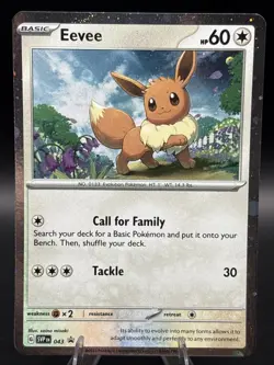 Pokemon TCG - Eevee - 043 - Scarlet & Violet - Black Star Promo - Image 1