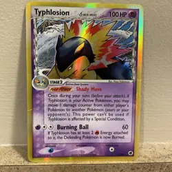 Typhlosion Delta Species 12/101 Psychic Holo Rare Dragon Frontiers 2006 MP/HP - Image 1