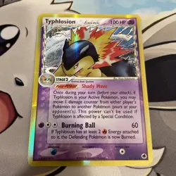 Typhlosion Delta Species 12/101 Psychic Holo Rare Dragon Frontiers 2006 MP/HP - Image 3