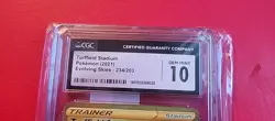 Gold Turffield Stadium Pokemon 2021 Evolving Skies #234/203 CGC 10 GEM MINTSLAB - Image 4
