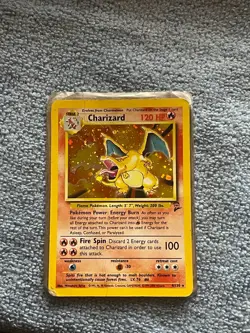 Pokemon TCG Base Set 2 Holo Rare Charizard 4/130 WOTC - HP Damaged - Image 1