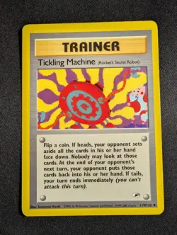 Pokemon Tickling Machine 119/132 Trainer Uncommon Gym Heroes LP - Image 1