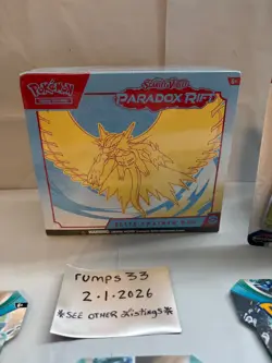 Pokemon Tcg Paradox Rift Roaring Moon Elite Trainer Box Etb Sealed + Sealed lot - Image 2