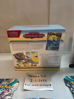 Pokemon Tcg Paradox Rift Roaring Moon Elite Trainer Box Etb Sealed + Sealed lot - Image 5
