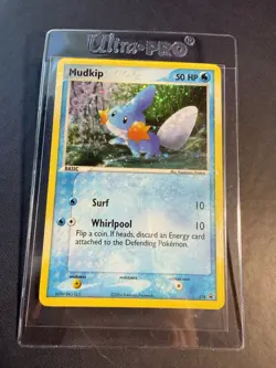 2004 Pokemon Black Star Promo 018 Mudkip Holo EX - Image 3