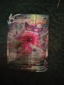 Pokemon Gengar VMAX Alternate Art Secret Rare Holo 271/264 Fusion Strike - Image 1