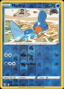 Pokemon - Mudkip #062/264 - SWSH08: Fusion Strike Reverse Holo - Image 1