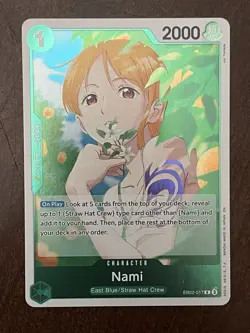 Nami EB02-017 Rare - Extra Booster: Anime 25th Collection - One Piece TCG, NM - Image 1