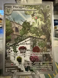 Pokemon TCG Floragato Scarlet & Violet Paldea Evolved Holo Card 197/193 Full Art - Image 1