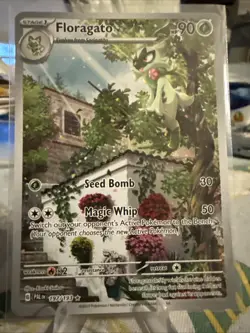 Pokemon TCG Floragato Scarlet & Violet Paldea Evolved Holo Card 197/193 Full Art - Image 2