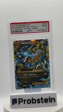 2014 Pokemon XY Flashfire Ultra Rare #108 M Charizard Ex PSA 9 MINT - Image 2