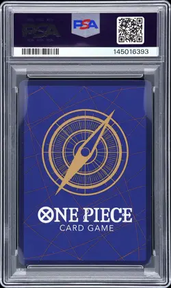 2025 ONE PIECE OP13-CARRYING ON HIS WILL 3RD ANV-GOLD #004 SHANKS PSA 10 - Image 2