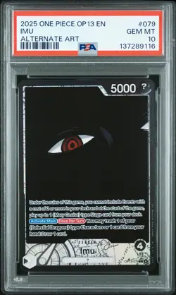 2025 ONE PIECE OP13-CARRYING ON HIS WILL ALTERNATE ART #079 IMU PSA 10 - Image 1