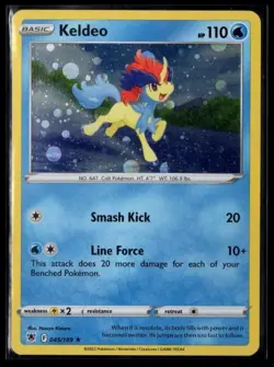 Keldeo - 045/189 - Pokemon Astral Radiance Sword & Shield Cosmos Holo Card NM - Image 1