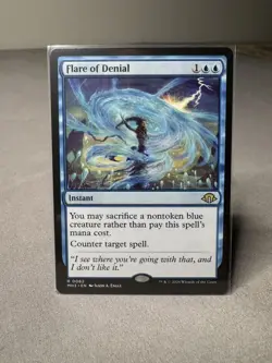 Magic The Gathering: Flare of Denial, Modern Horizons 3 (MH3)-NM - Image 1
